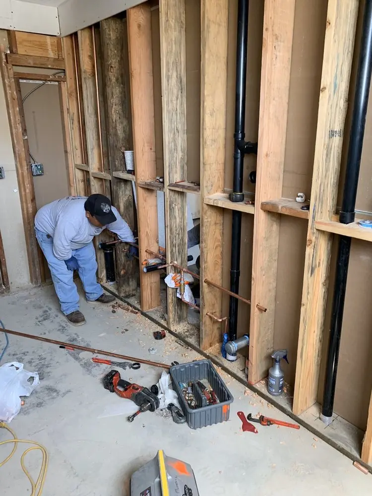 Commercial rough-in plumbing for Water Heater Replacement in McHenry